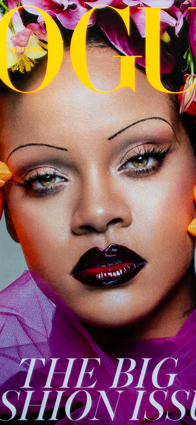 Rihanna's British Vogue front cover.