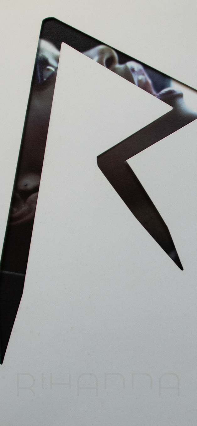 Rihanna's 2010 photo book front cover.