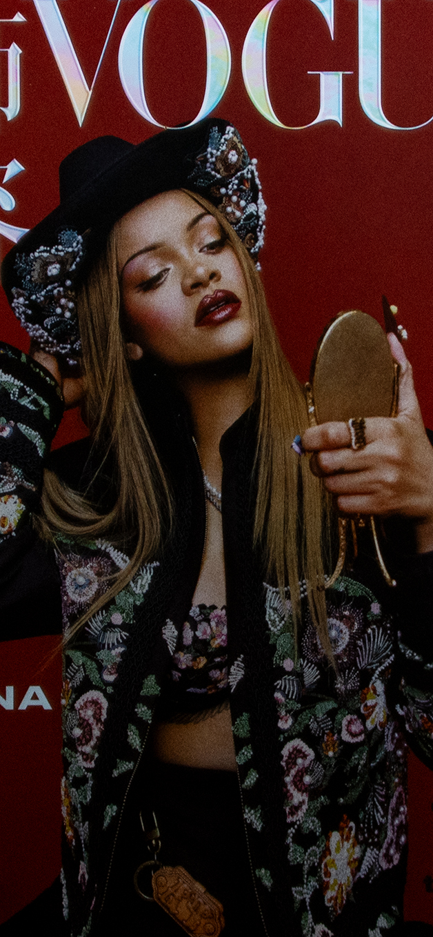 Rihanna's Vogue China front cover.