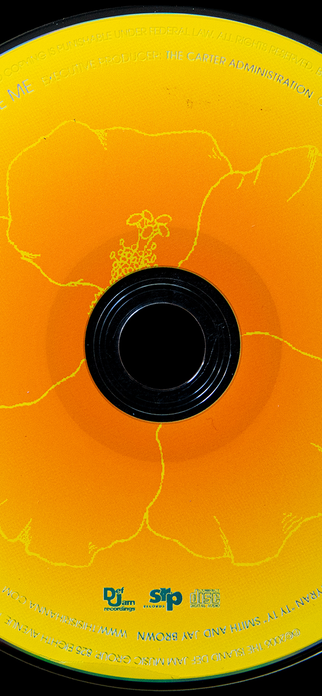 Rihanna's A Girl Like Me album disc.