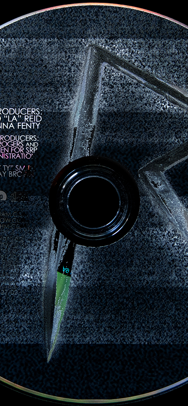 Rihanna's Rated R album disc.