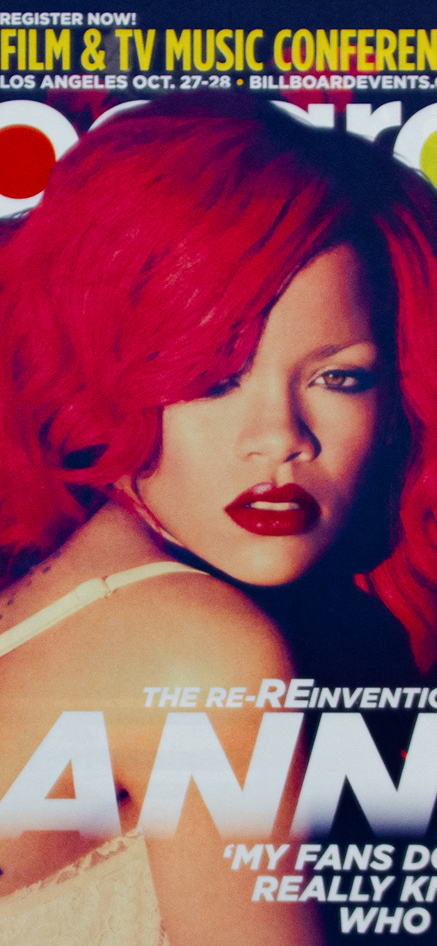Rihanna's Billboard front cover.