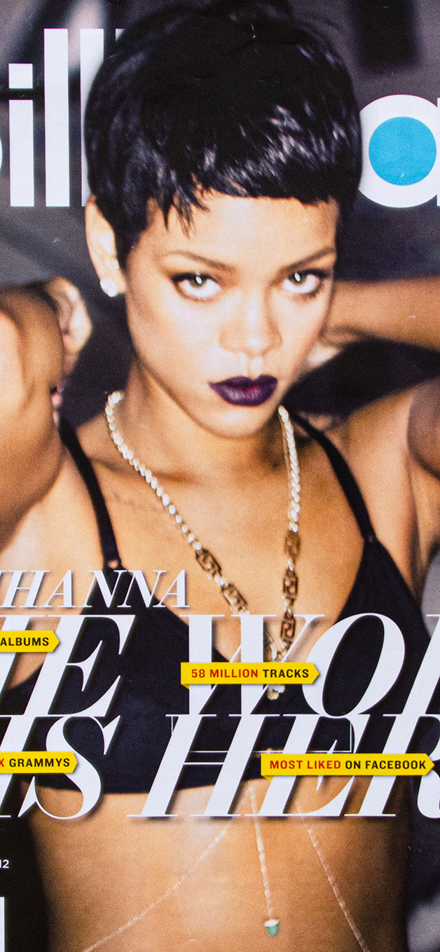 Rihanna's Billboard front cover.