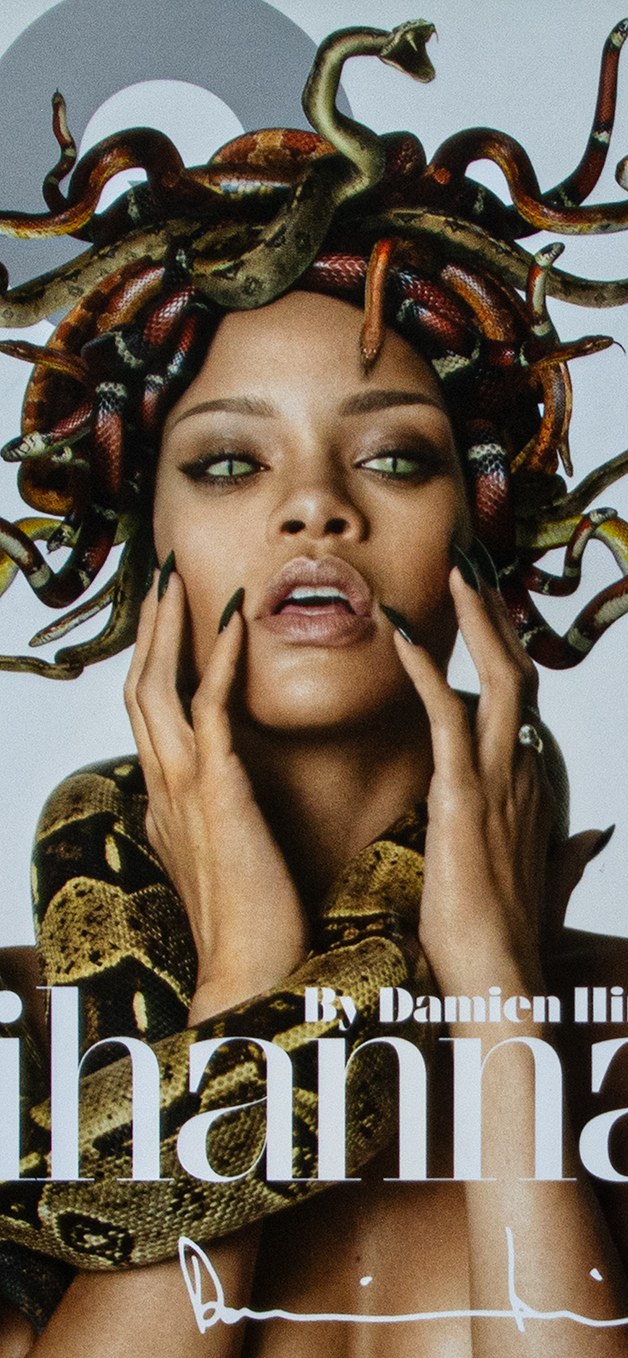 Rihanna's British GQ front cover.
