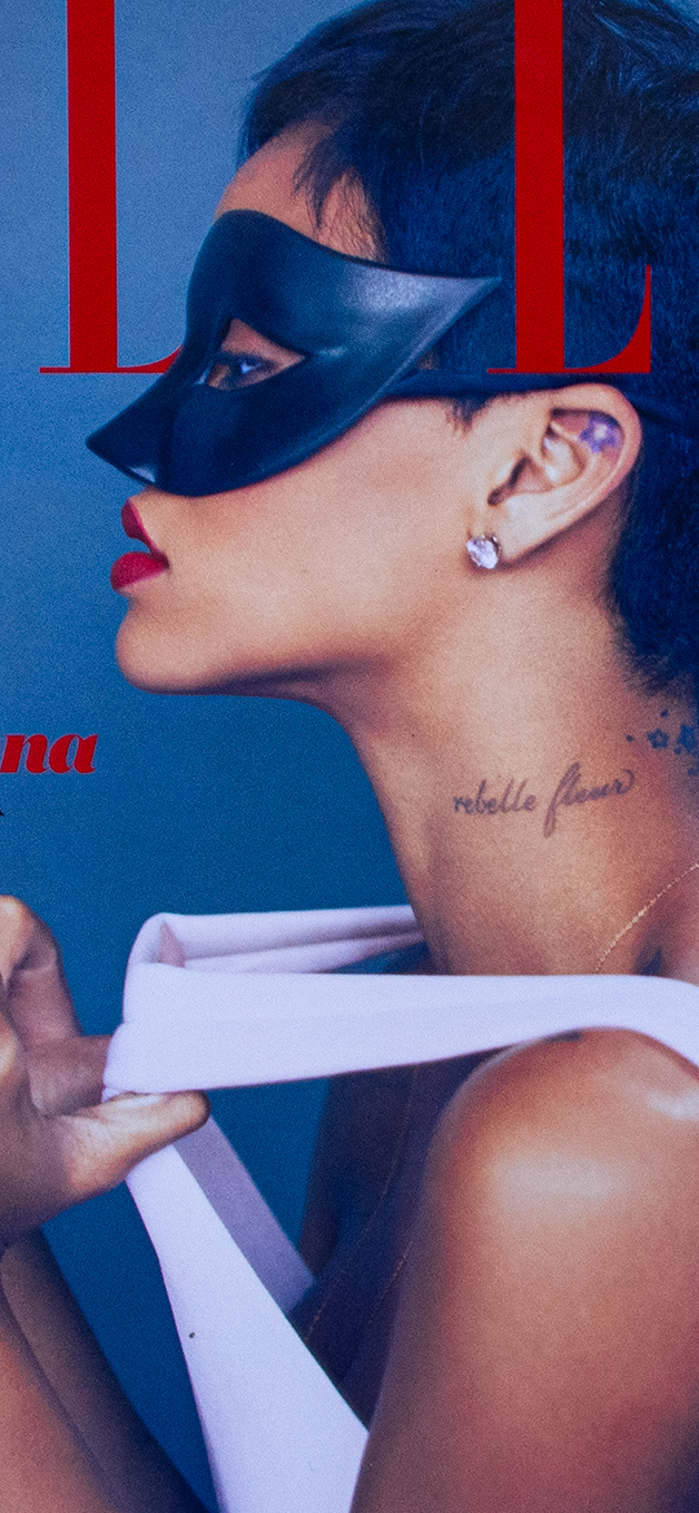 Rihanna's Elle UK front cover.