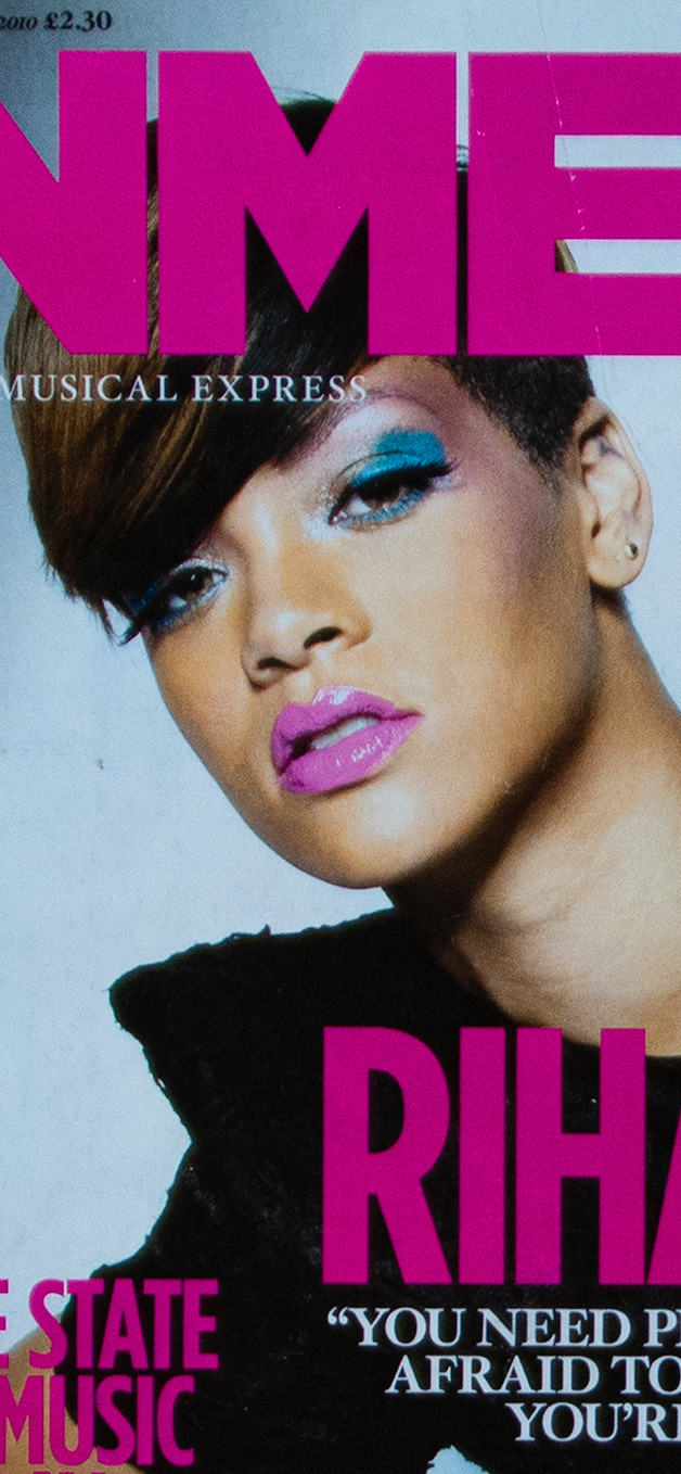 Rihanna's New Musical Express front cover.
