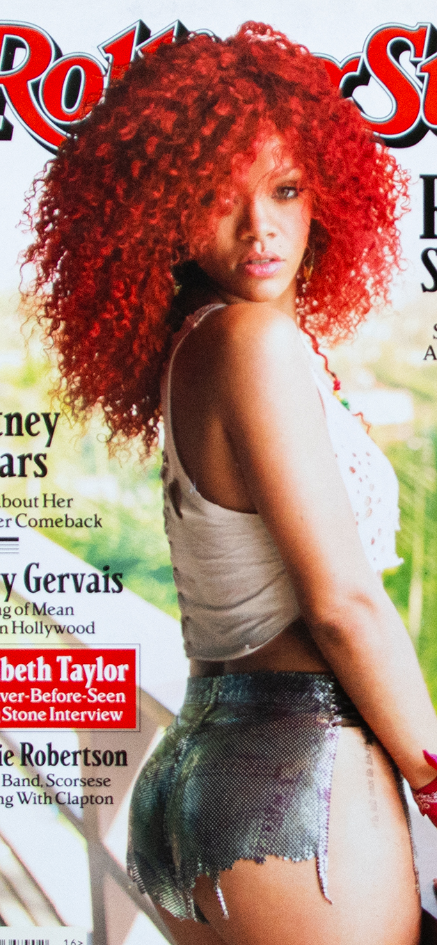 Rihanna's Rolling Stone front cover.