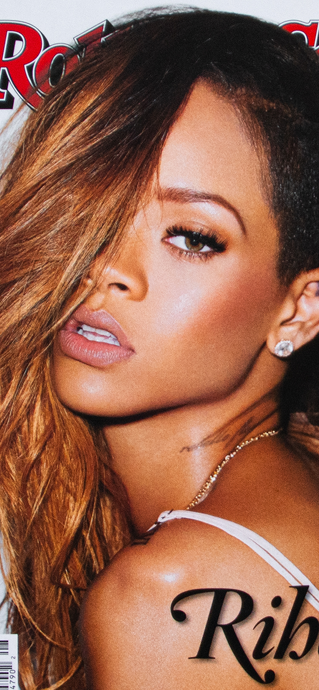 Rihanna's Rolling Stone back cover.