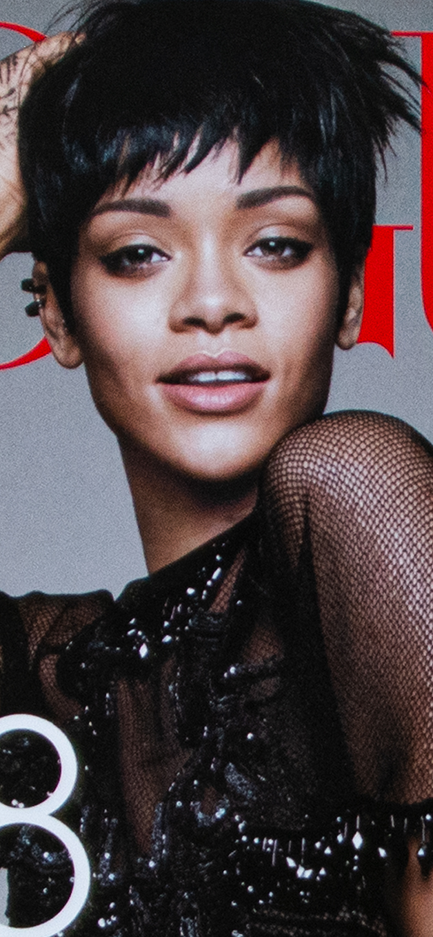 Rihanna's Vogue front cover.