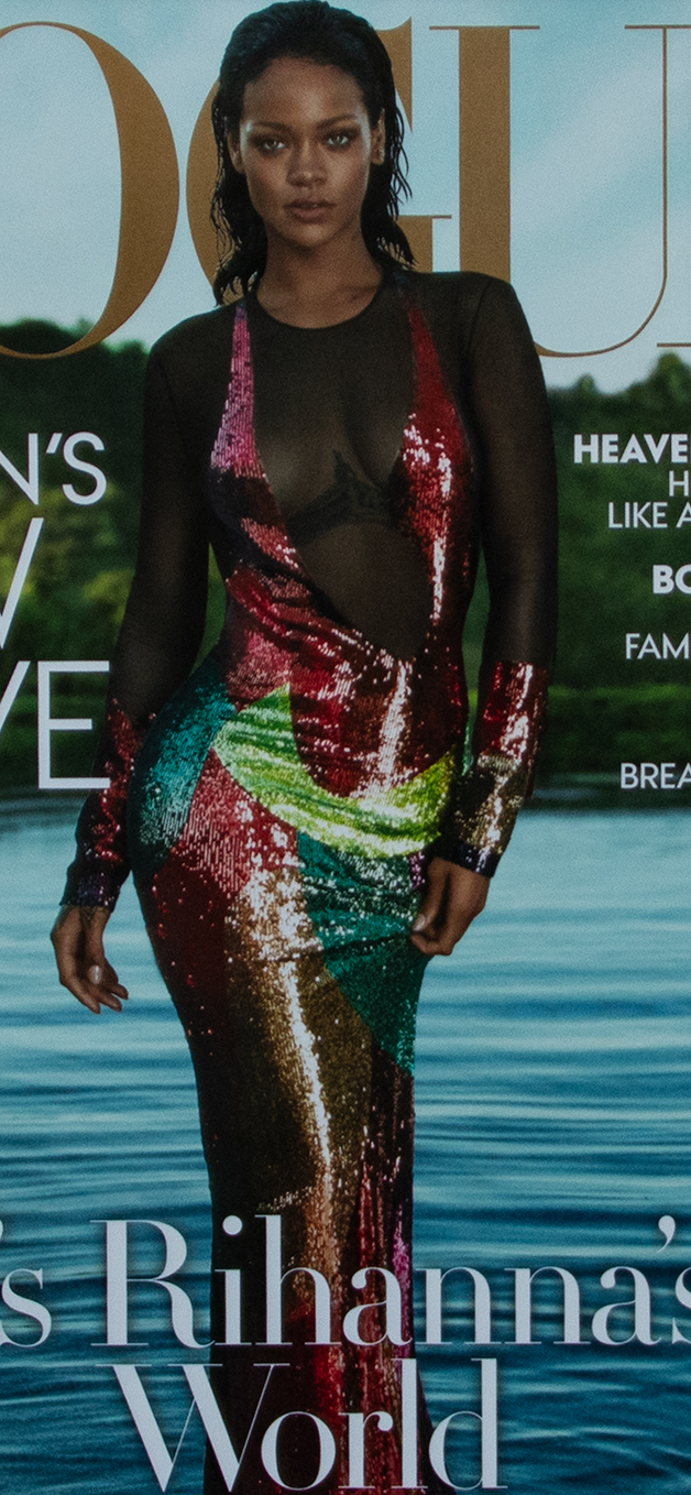 Rihanna's Vogue front cover.