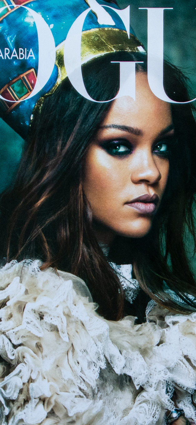 Rihanna's Vogue Arabia front cover.