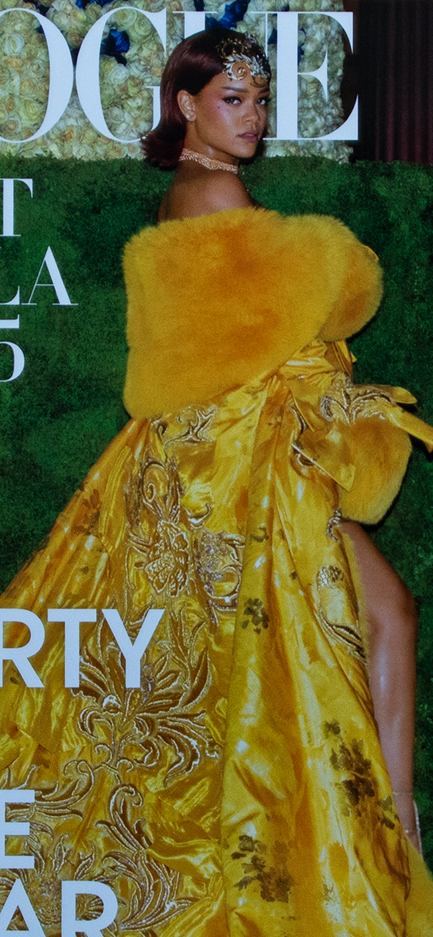 Rihanna's Vogue Met Gala front cover.