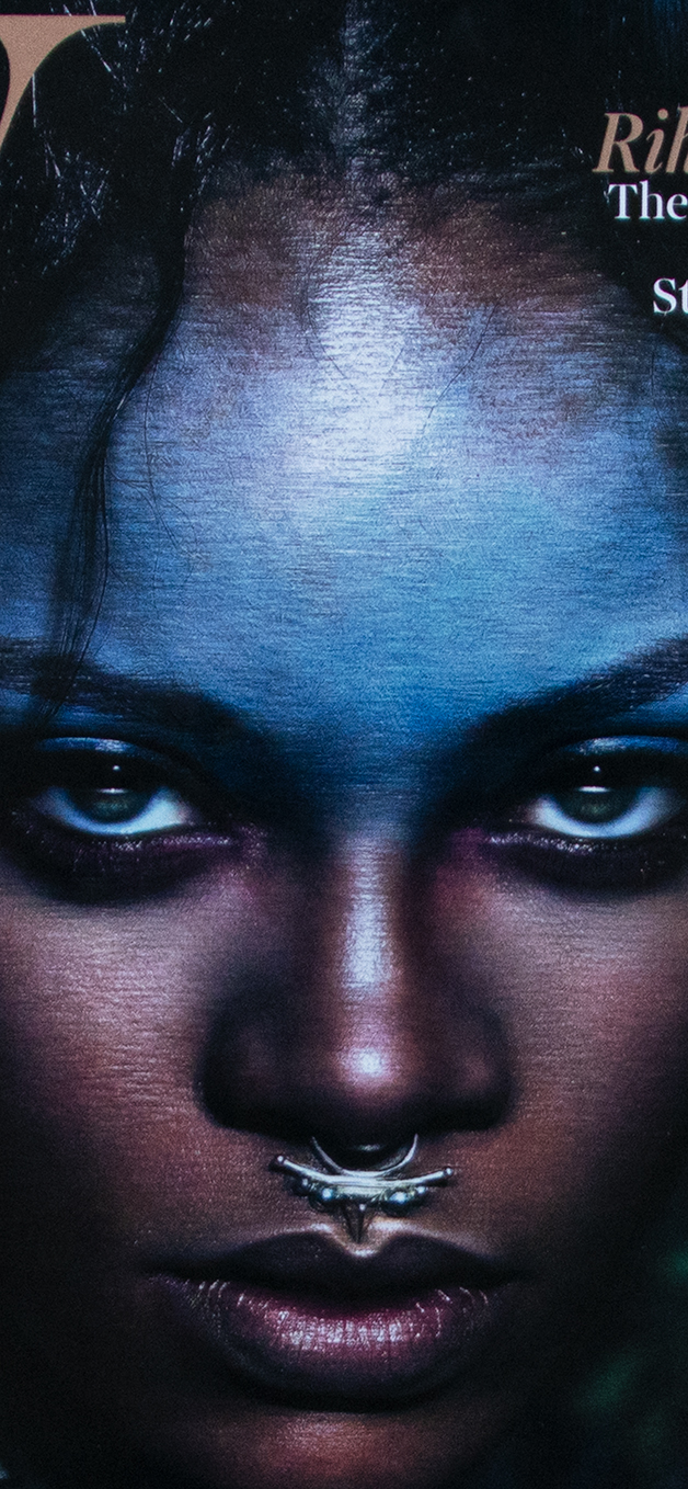 Rihanna's W front cover.